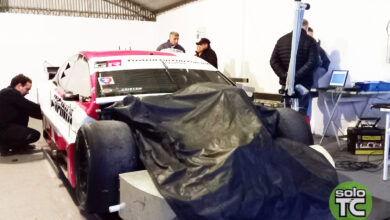 El Toyota de TC de Rossi en la ténica de la ACTC.