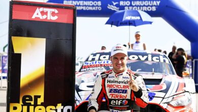 Werner en el TC en Toay.