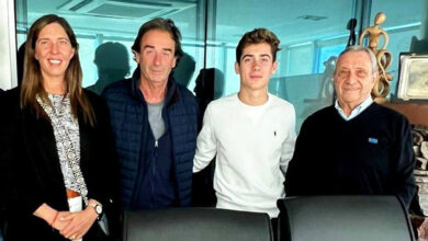 Colapinto junto a mazzacane.