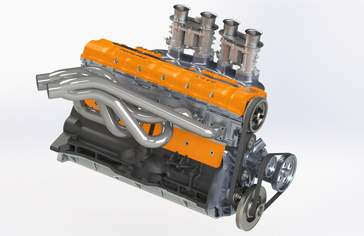 Motor multiválvulas Cherokee.