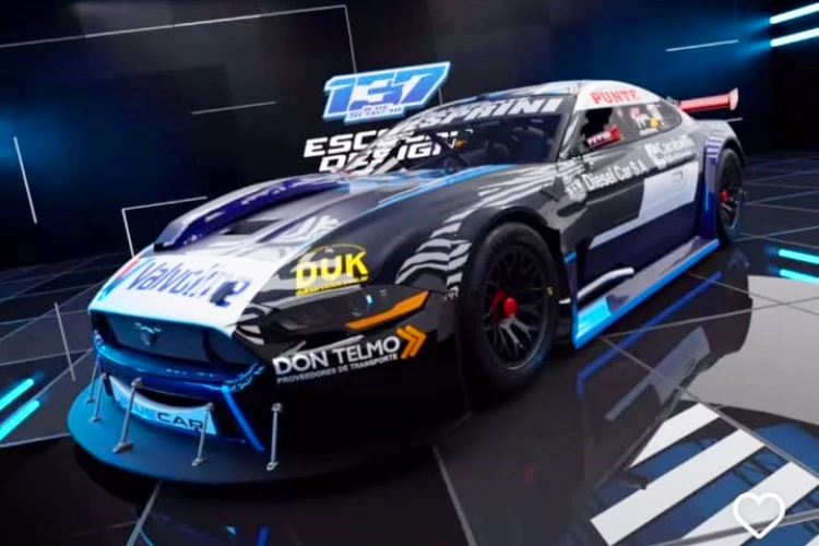Render del Mustang