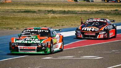Dodge de Castellano y Chevrolet de Canapino en Viedma.