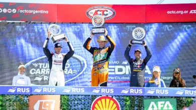 Podio de la 1ª fecha del Turismo Carretera en Viedma