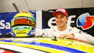 Werner en el box de TC.