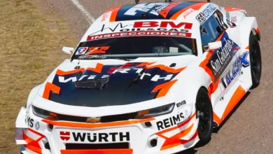 Camaro en la pista