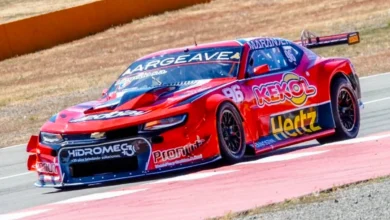 Camaro en la pista