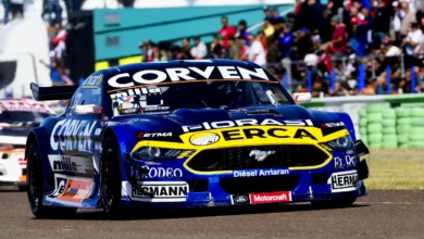 Mustang en la pista