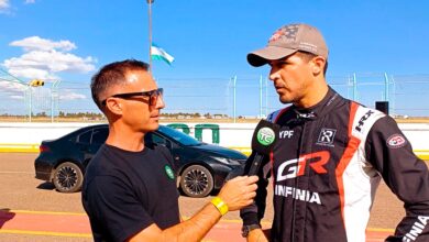 Matías Rossi dando entrevista a SoloTC.