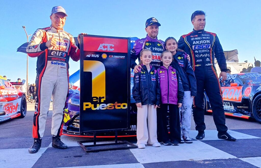Agrelo, Werner y Aguirre en la clasificación del TC en Toay.