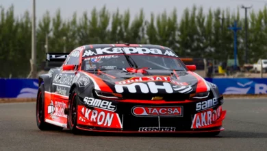 Camaro en la pista
