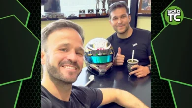 Canapino y Aguirre sonriendo