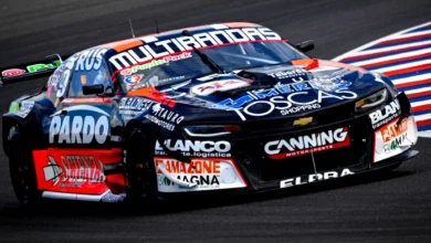 Camaro en la pista