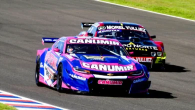 Camaro en la pista