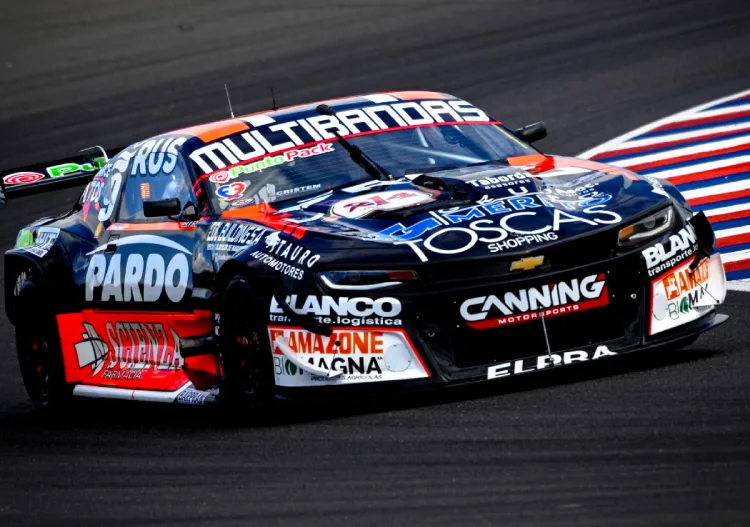 Camaro en la pista