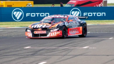 Mangoni en la recta del TC en Termas.