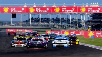 Pelotón del TC en Termas de Río Hondo en 2025.