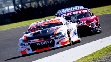Camaro en la pista