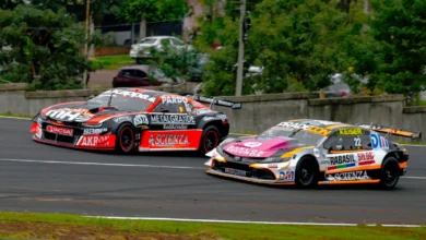 Fritzler y Canapino peleando por la victoria en Posadas.