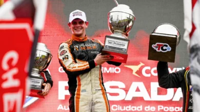 Fritzler con el trofeo