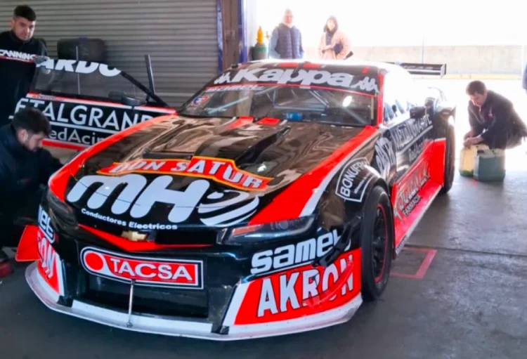 Camaro en boxes