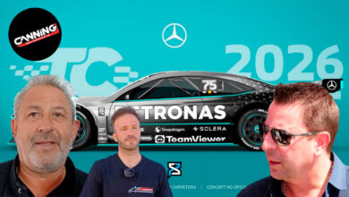 Canning y Mercedes-Benz en el TC.