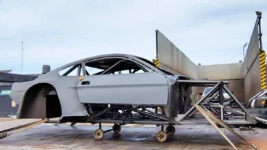 Mustang en el camión