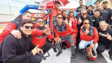 Canapino y la pole position en Concepción.