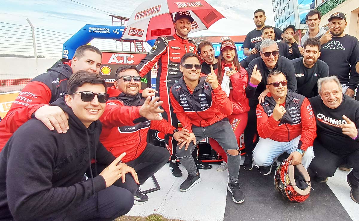 Canapino y la pole position en Concepción.