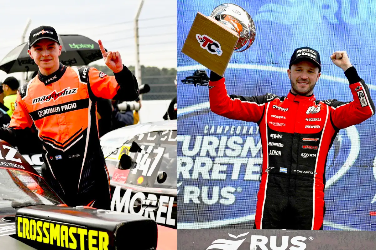 Gastón Iansa y Agustín Canapino