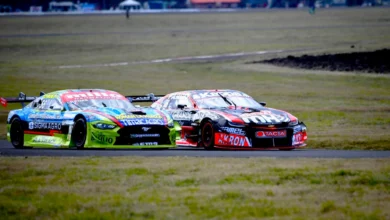 Canapino y Todino corriendo el TC en Concepción
