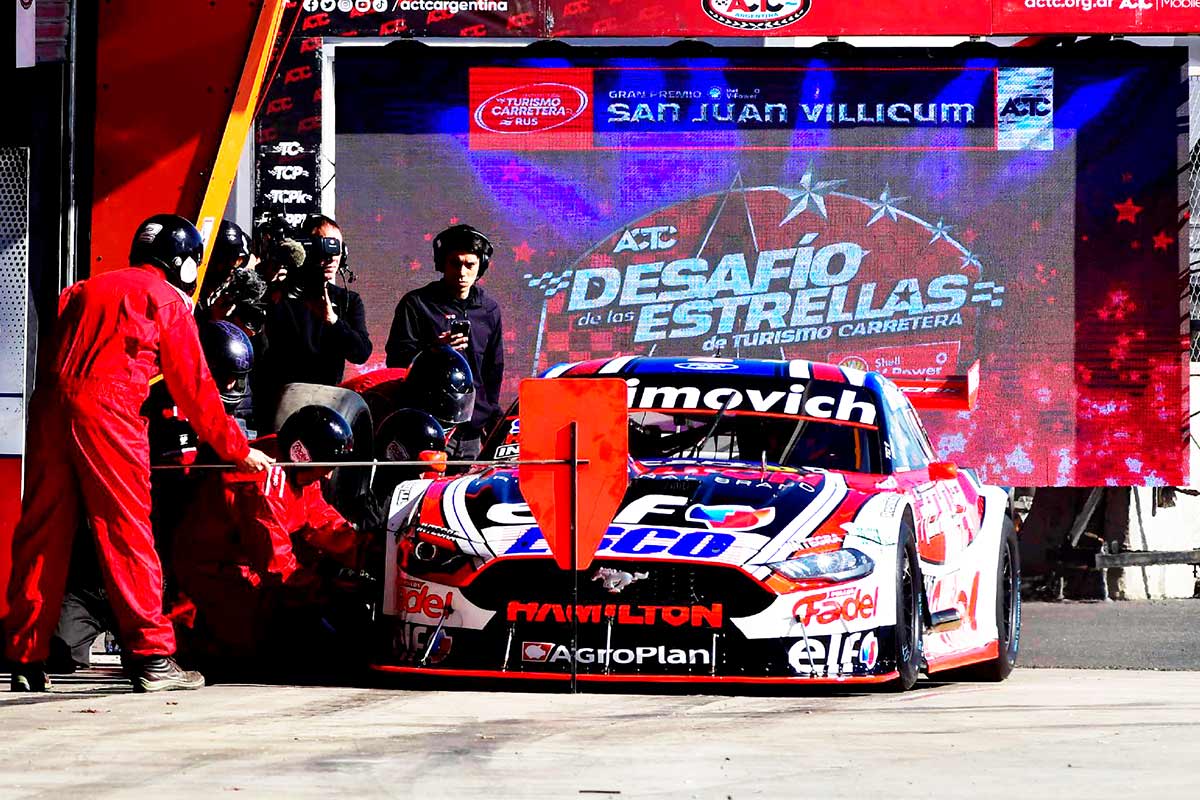 Werner en el Desafío de las Estrellas de TC.