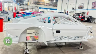 Ford Mustang en el taller de Walter Alifraco