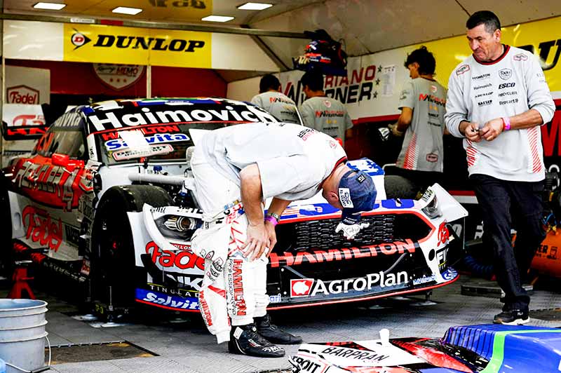 Werner en el box de TC.