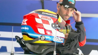 Facundo Ardusso y su casco