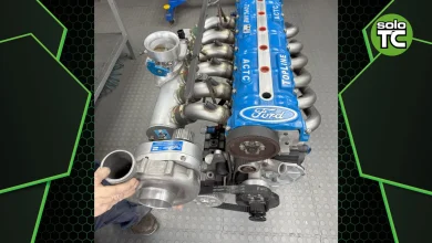 Motor TC Berta con compresor inyección.