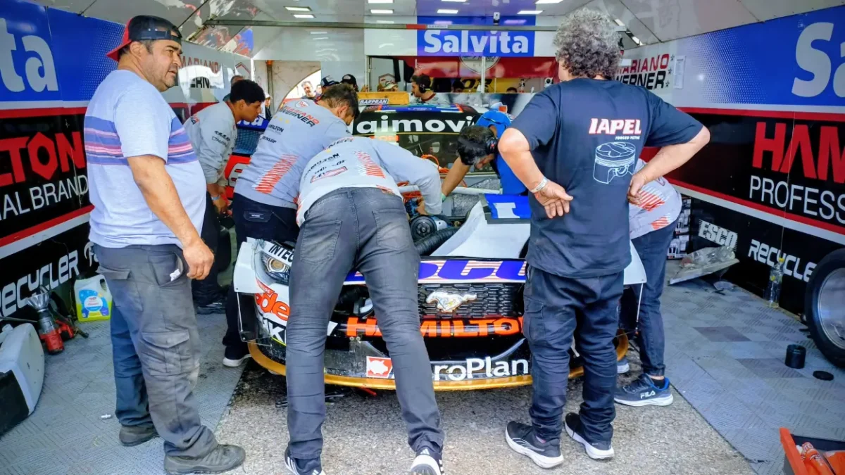 Rotura motor Werner en San Luis.