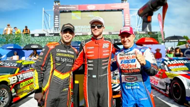 Agustín Martínez, Agustín Canapino y Mariano Werner.