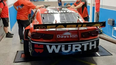 Chevrolet Camaro de Matías Canapino en el rolo de Paraná.