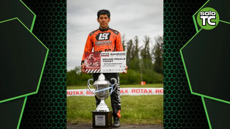 Matías Rodríguez es campeón en la Rotax DD2 2025.