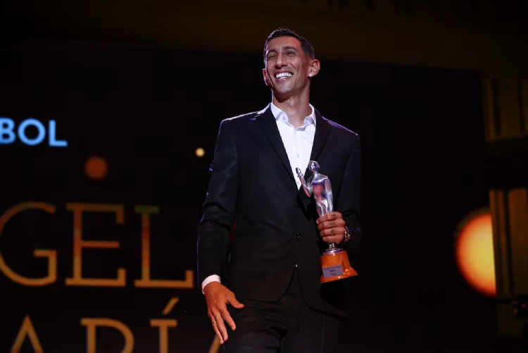 Ángel Di María ganó el Olimpia de Plata de fútbol 2025.