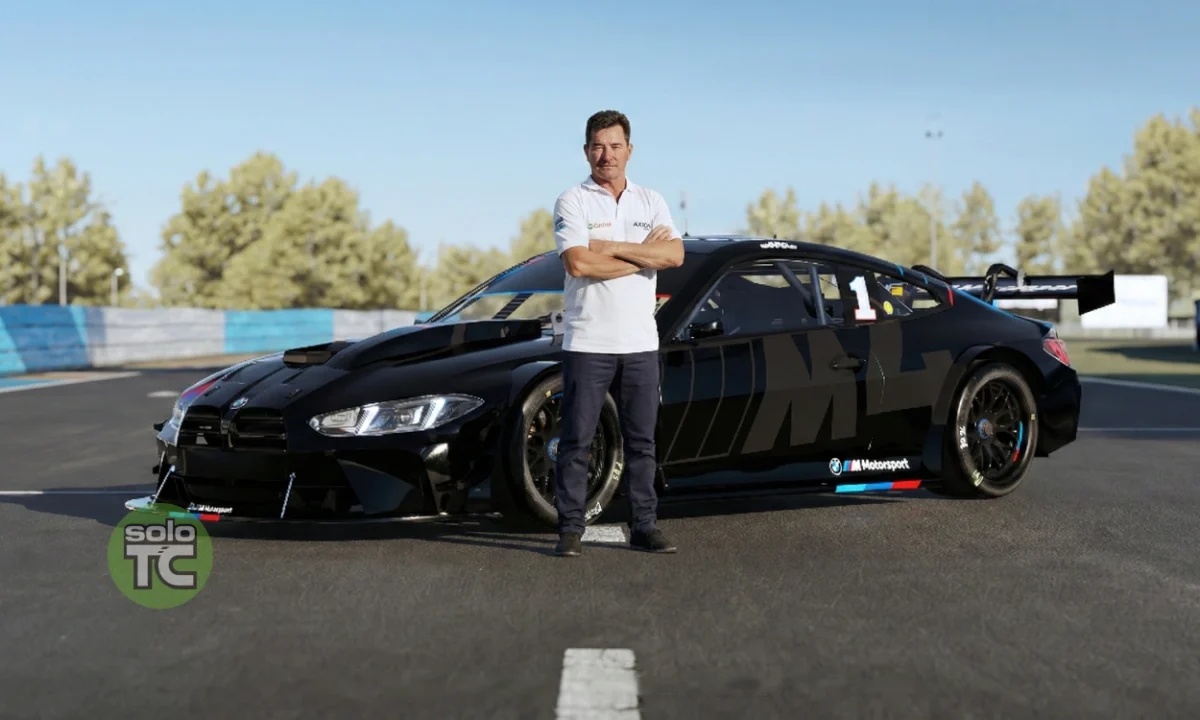 Marcelo Ambrogio con el BMW de TC.