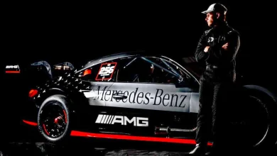 Otto Fritzler con el Mercedes-Benz de TC.