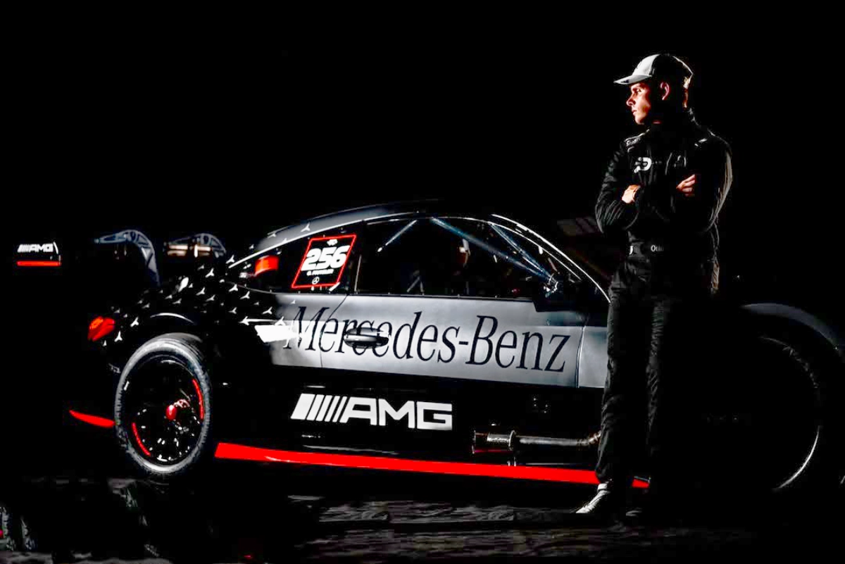 Otto Fritzler con el Mercedes-Benz de TC.