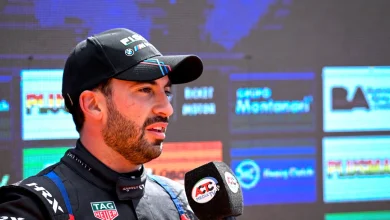 Santero en el TC en El Calafate 2026.