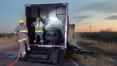 El auto de Trosset de incendió.