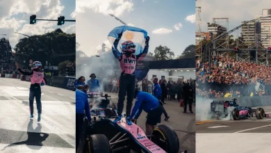 Franco Colapinto en el Road Show en Buenos Aires Argentina.
