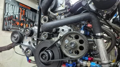 Nuevo motor de TC 800 HP en el banco de Berta.