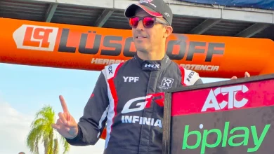 Matías Rossi en el TC en Termas.