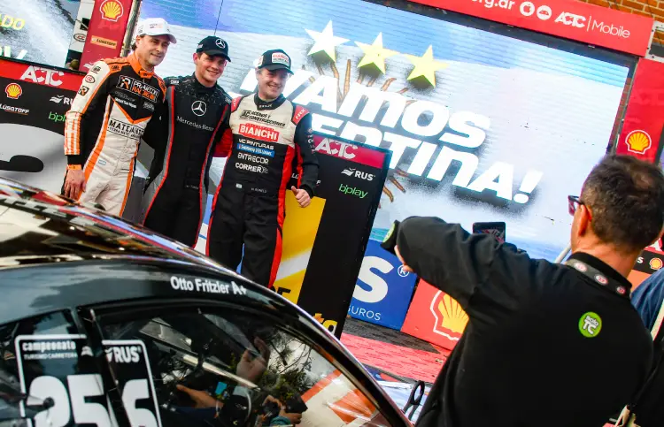 Bonelli clasificó 3° en el TC en Posadas, por detrás de Ledesma y Fritzler.