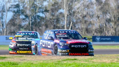 Camionetas Foton de Mariano Werner y Gastón Mazzacane